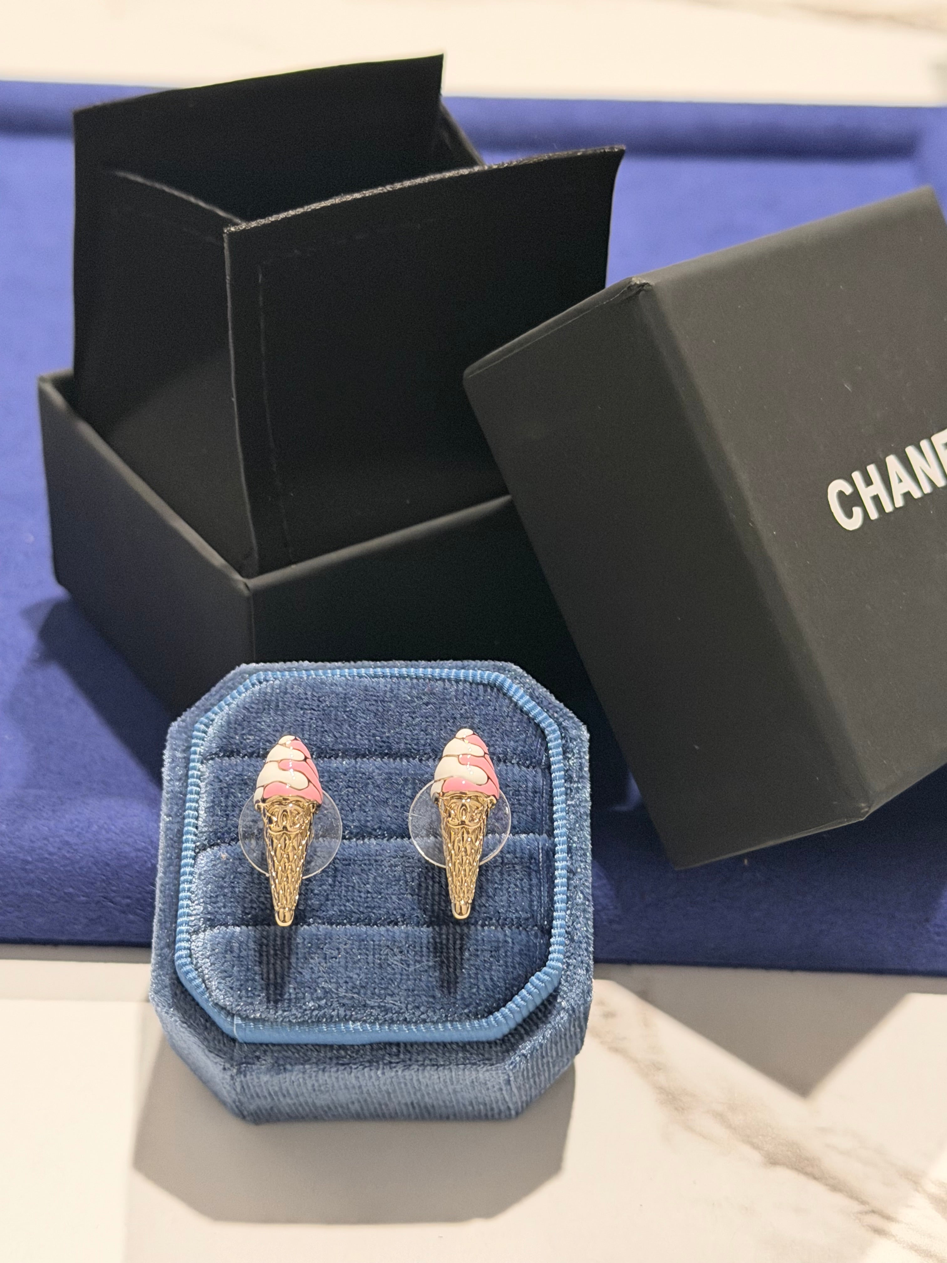 Icce Cream Earrings - Stainless