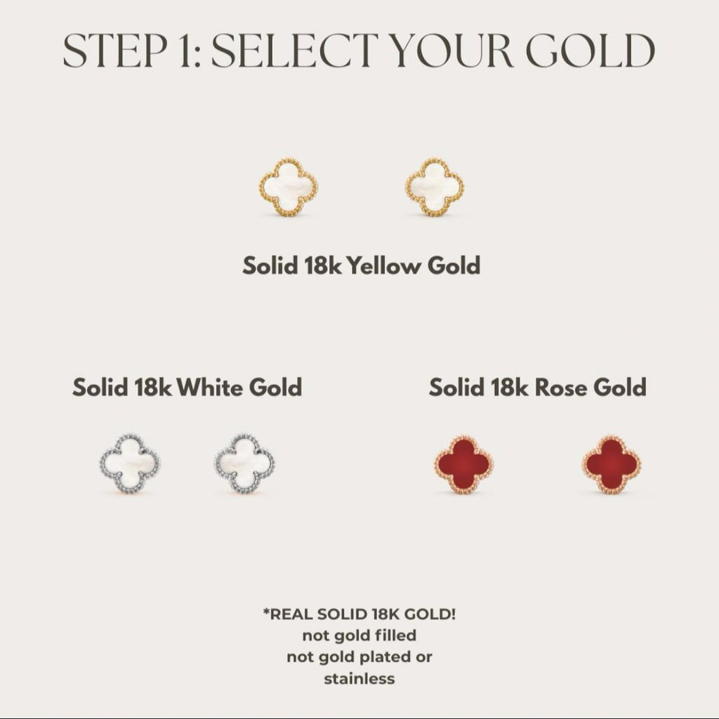 Stormy Bracelet & Earrings Set - Create Your Own 18k Solid Gold