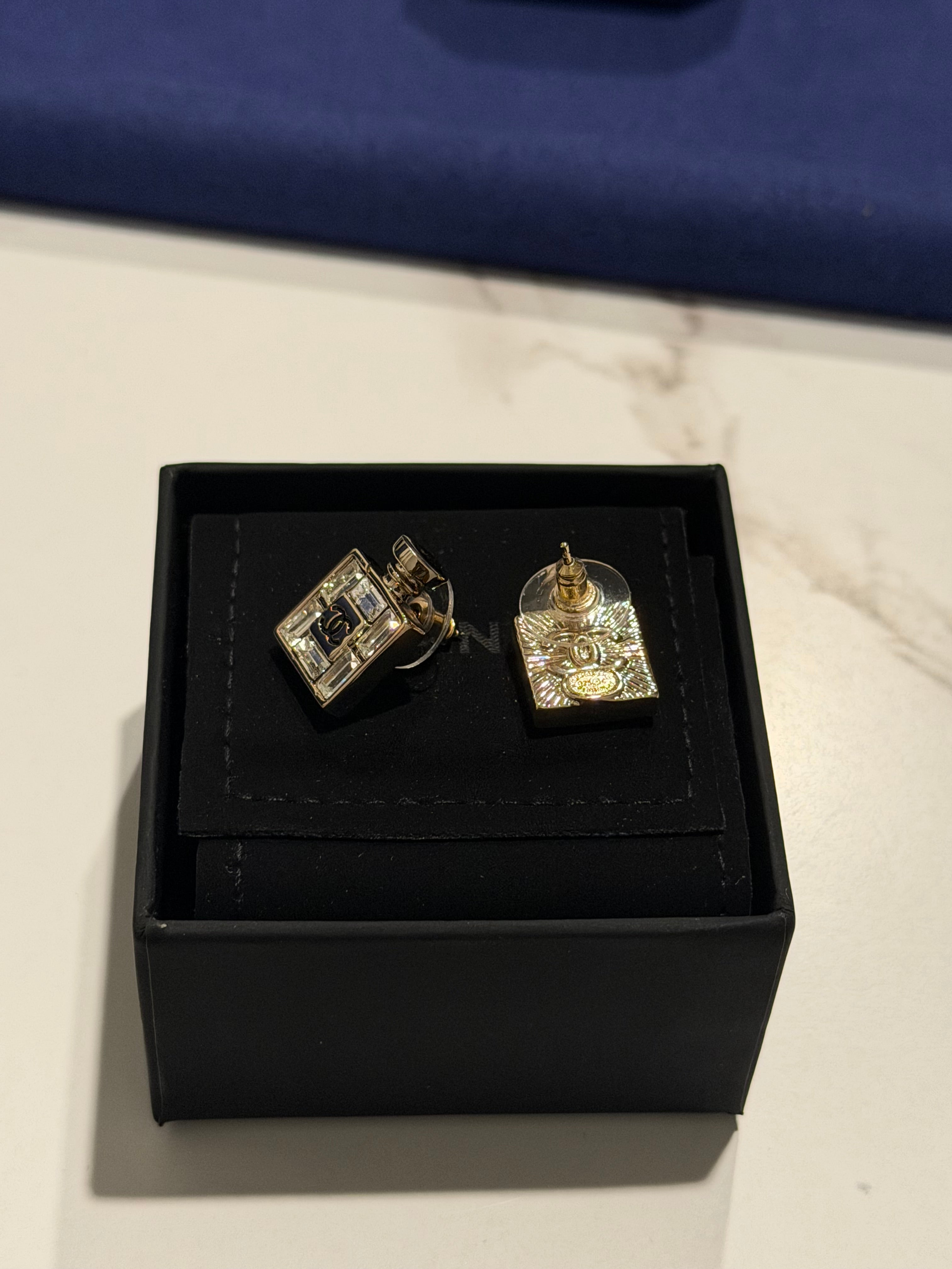 Vintage Perfume Earrings - Stainless