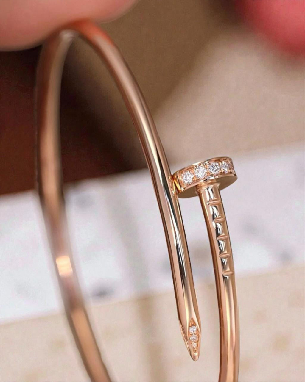 Get Hammered Bracelet - 18k Solid Gold (small)