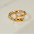 Get Hammered Ring - 18k Solid Gold (small)