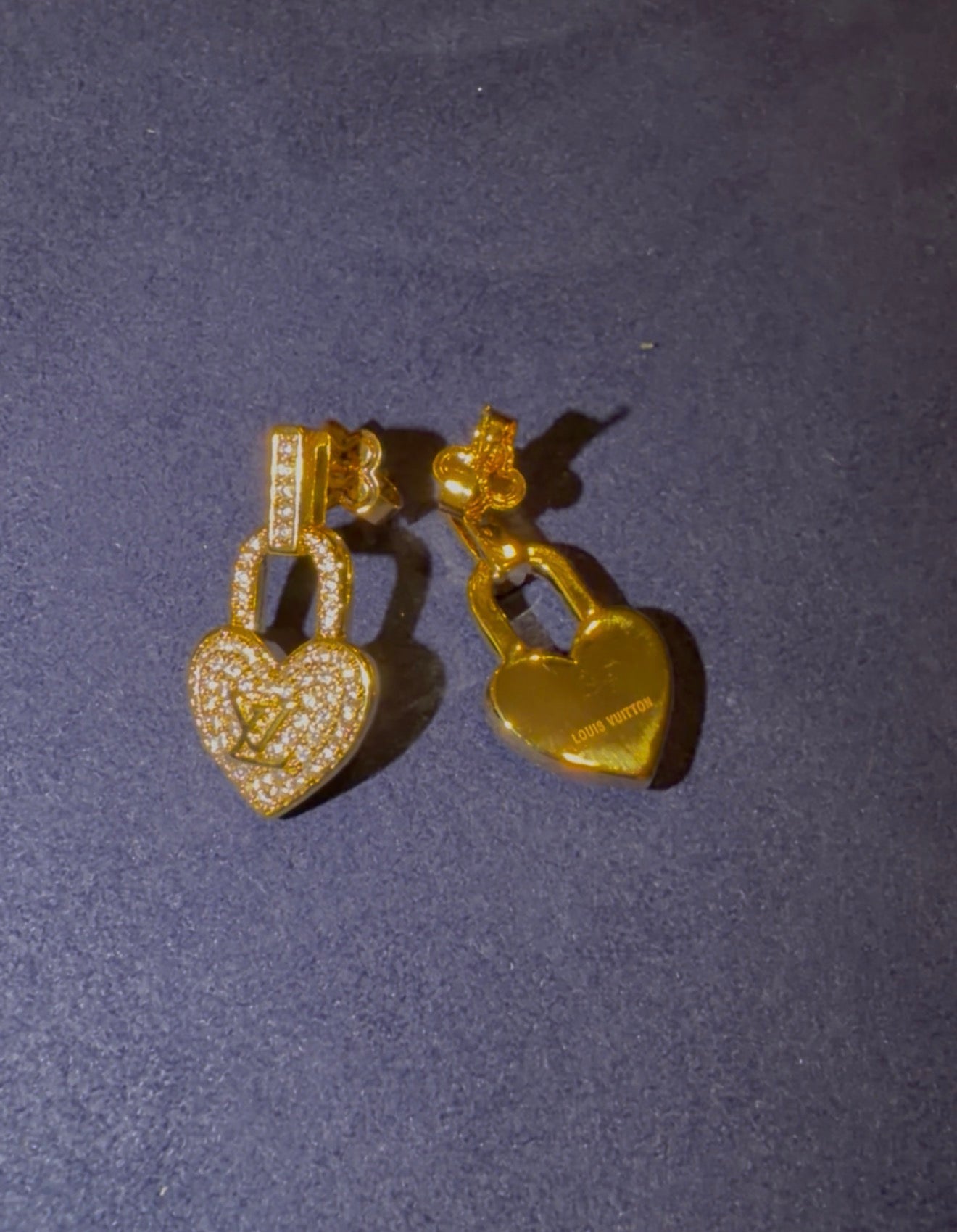 Lock My Heart Away Earrings - Stainless