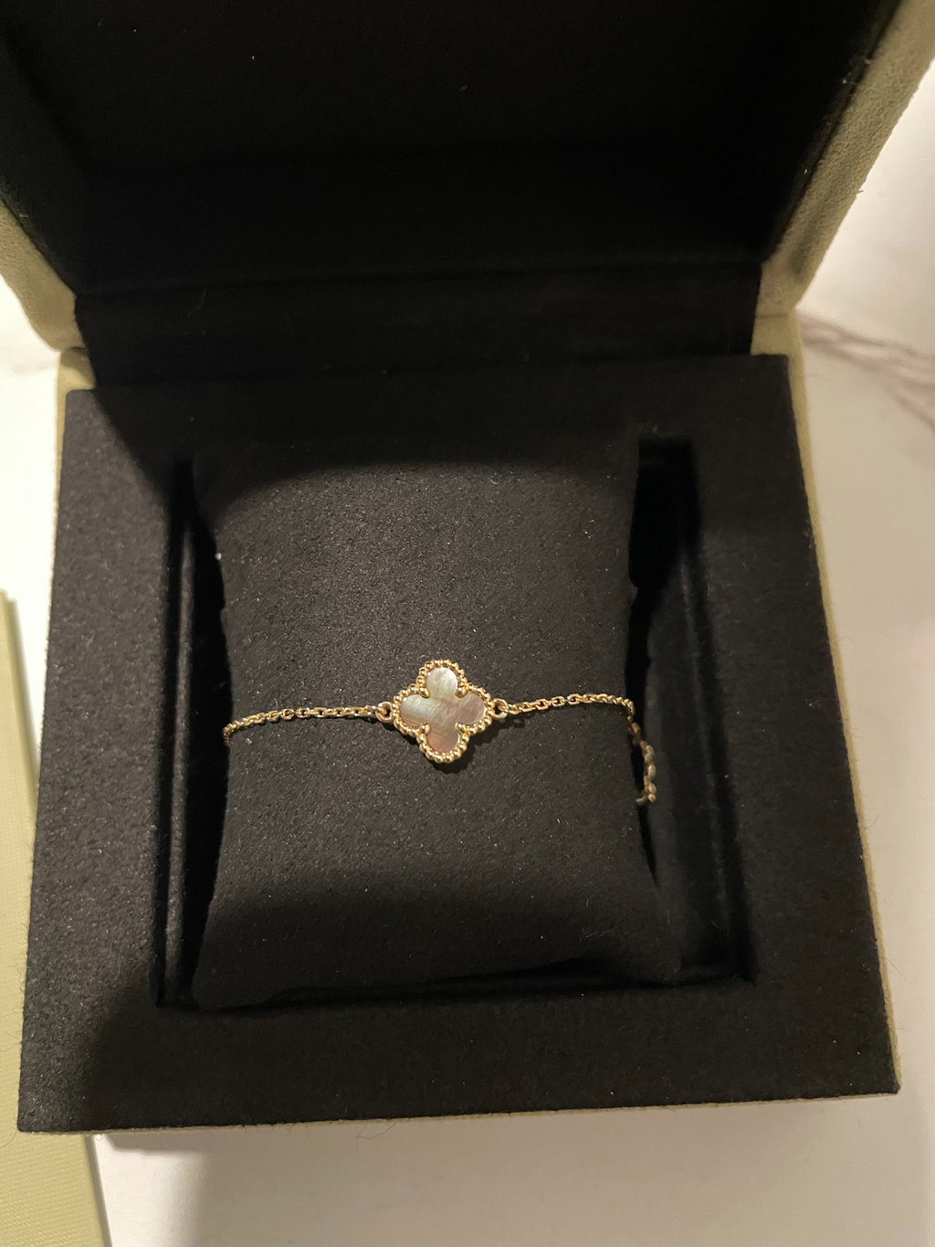 Stormy Bracelet - 18k Yellow Gold, Grey