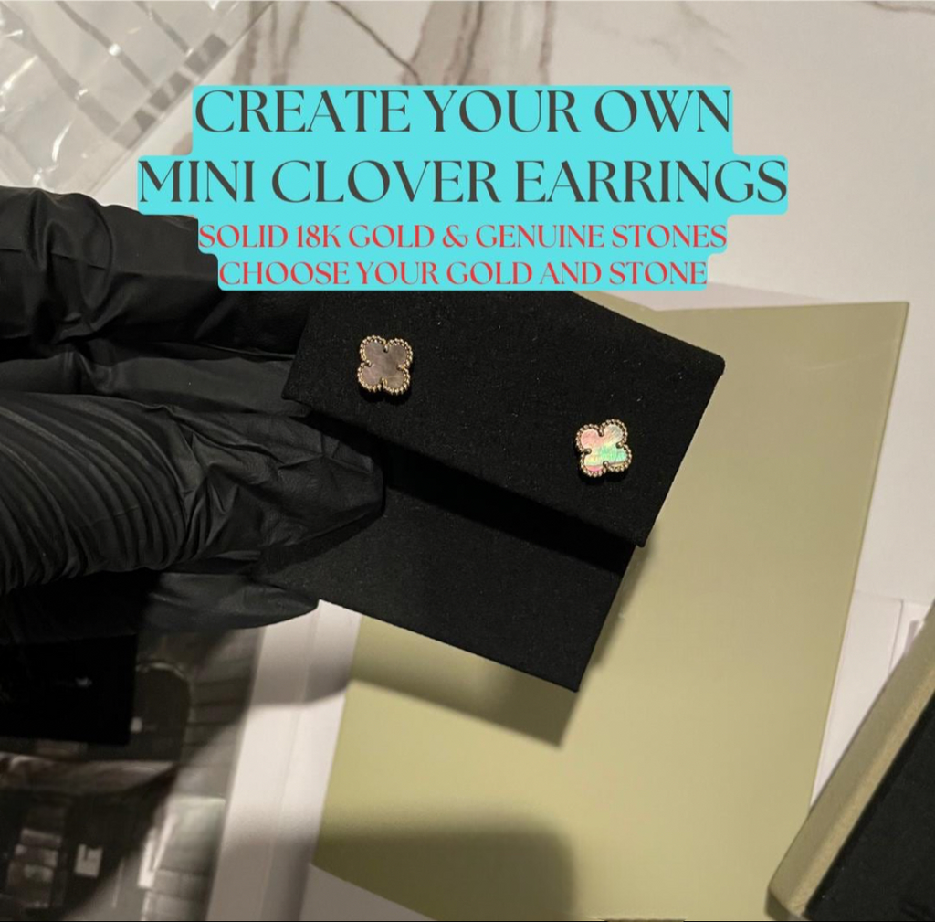 Stormy Earrings - Create Your Own 18k Solid Gold