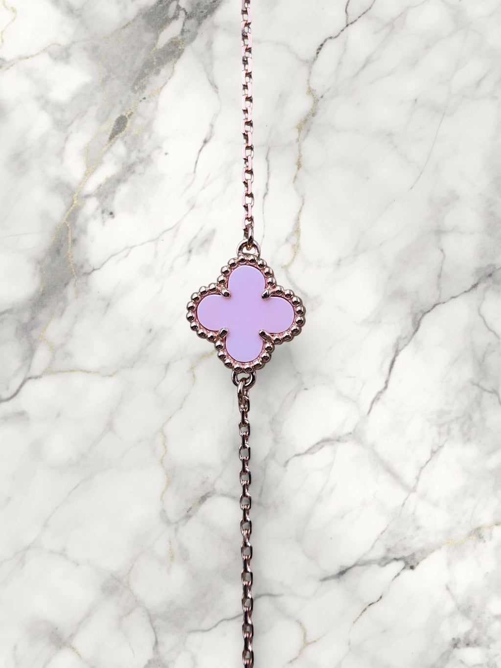 Stormy Bracelet - 18k Rose Gold, Pink