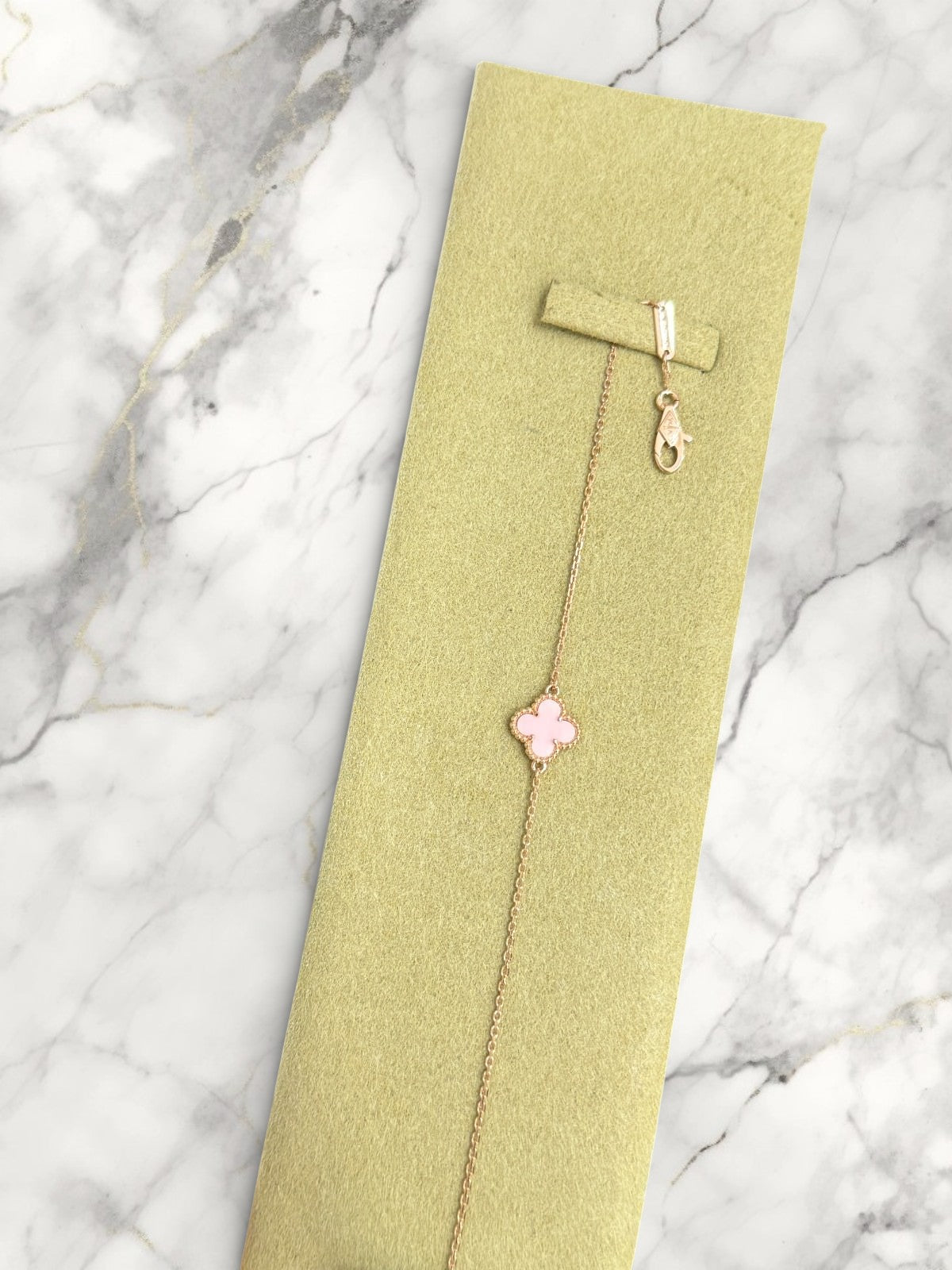 Stormy Bracelet - 18k Rose Gold, Pink