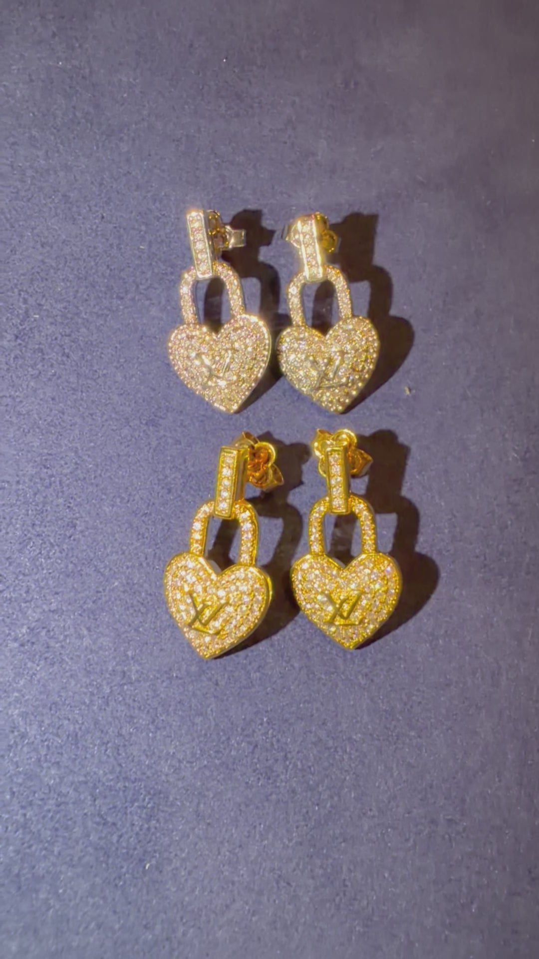 Lock My Heart Away Earrings - Stainless