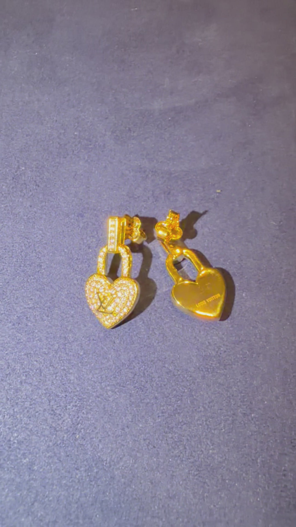 Lock My Heart Away Earrings - Stainless
